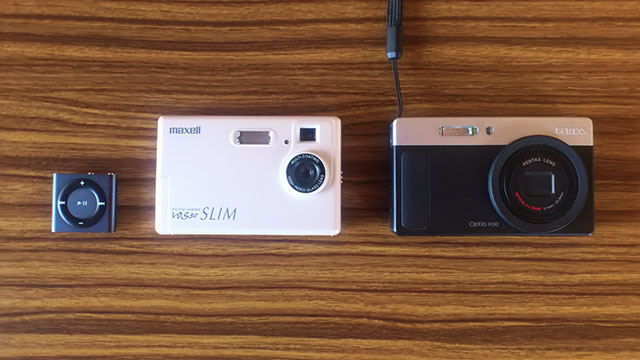 タイムリープ？maxell コンパクトデジタルカメラ WS30 SLIM