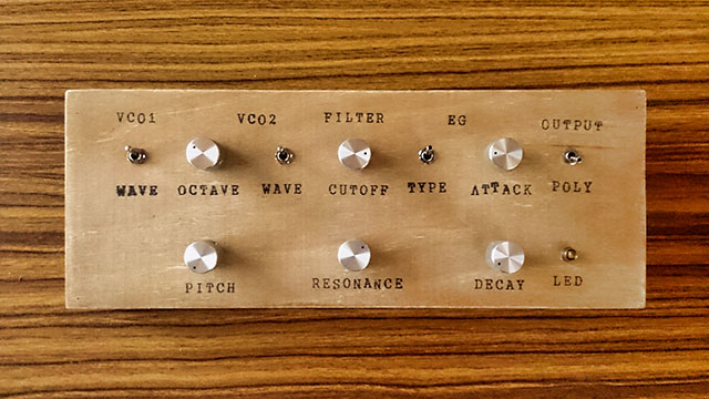 セリアの木箱と Arduino を使って MIDI で操作できるアナログモデリングシンセを作ってみる